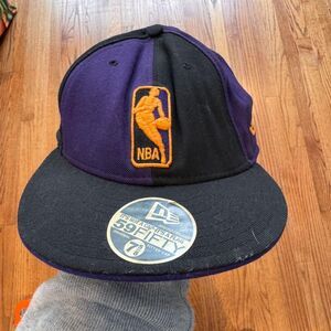 Nba Men's Black and Purple Hat